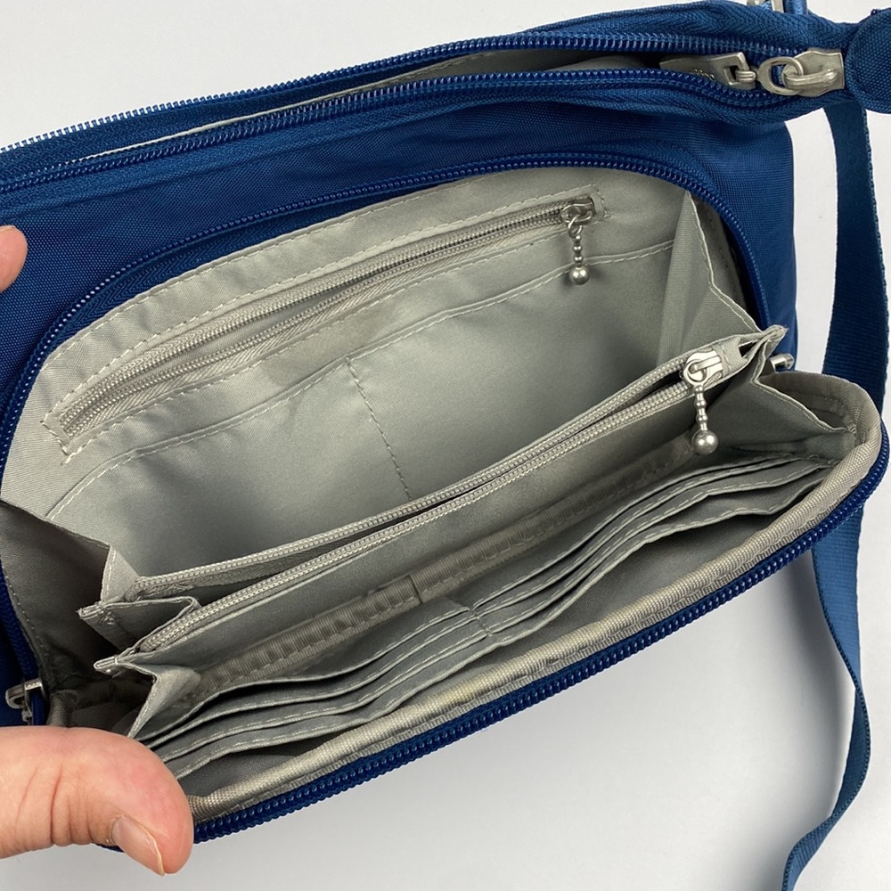 Baggallini | Blue Original Everyday Crossbody Bag - Picture 9 of 10